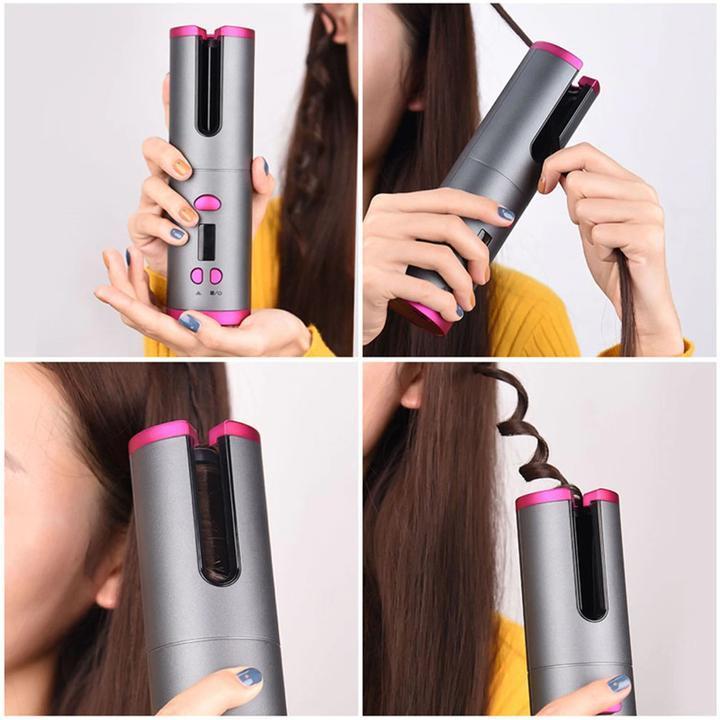 Hair Cordless Curling Iron - Auto Curler